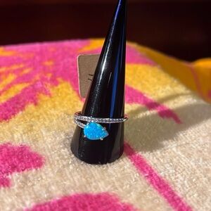 Bomb Party Rhodium Plating Ring. Size 11